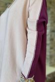 Made in Italy Juno Two Tone Knit Blush & Damson